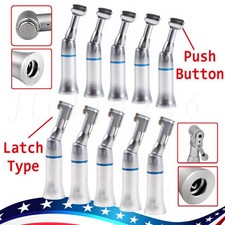 NSK Style Dental Push Button /Latch Contra Angle Handpiece Slow Low Speed E-type