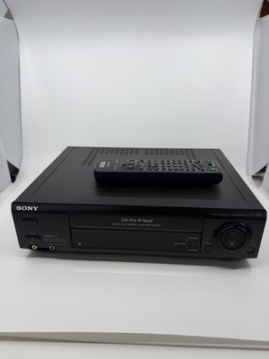 Sony SLV-495 VCR Plus VHS Player DA Pro 4 Head With Remote | Tested & Working