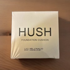 NEW HUSH Glow FOUNDATION CUSHION IVORY WHITE 0.63 oz 18g best by 12/28