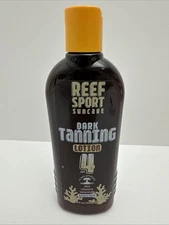 Reef Sport Suncare Dark Tanning Lotion - SPF 4 - 8 Fl Oz/240 mL - Exp 5/2026