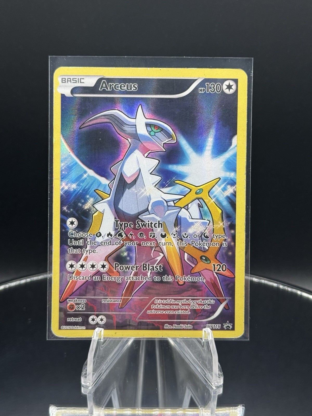Pokemon Arceus Black Star Promo XY116 Holo EN - DMG
