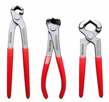 3PC Precision End Nipper Pliers, Nail Remover, Wire Cutter, Trim & Nail Puller