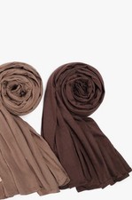Jersey Hijab for Women Solid Colors Muslim Scarf Hijab