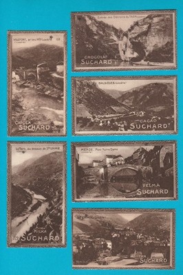 SCHOKOLADENSUCHARD - FRANZÖSISCHE ANSICHTEN - KARTE NR.S 139 / 140 / 141 / 142 / 143 / 144