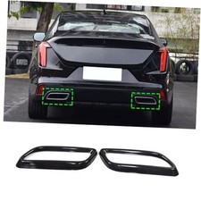 Tailpipe Exhaust Muffler Tail Pipe Cover Trim Decal Exterior Black,style B