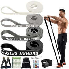 Resistance Bands 4-Pack Pull Up Assistance Bands - Men  Women Exercise Bands...