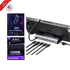 Upgraded Docking Station 4K 120Hz for Steam Deck OLED/ROG Ally X/Legion Go S/...