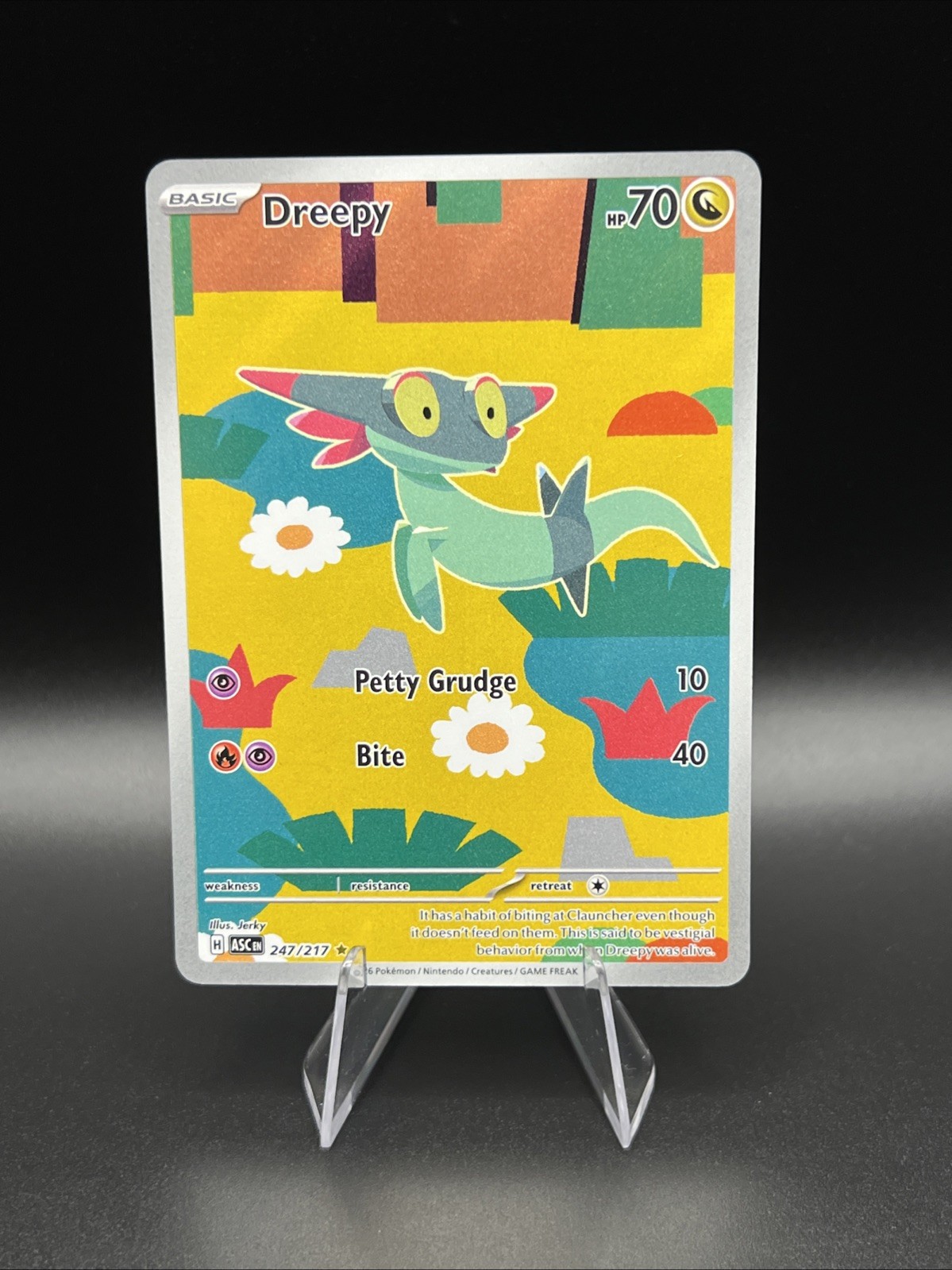 Pokemon Dreepy 247/217 Illustration Rare IR Ascended Heroes Near Mint