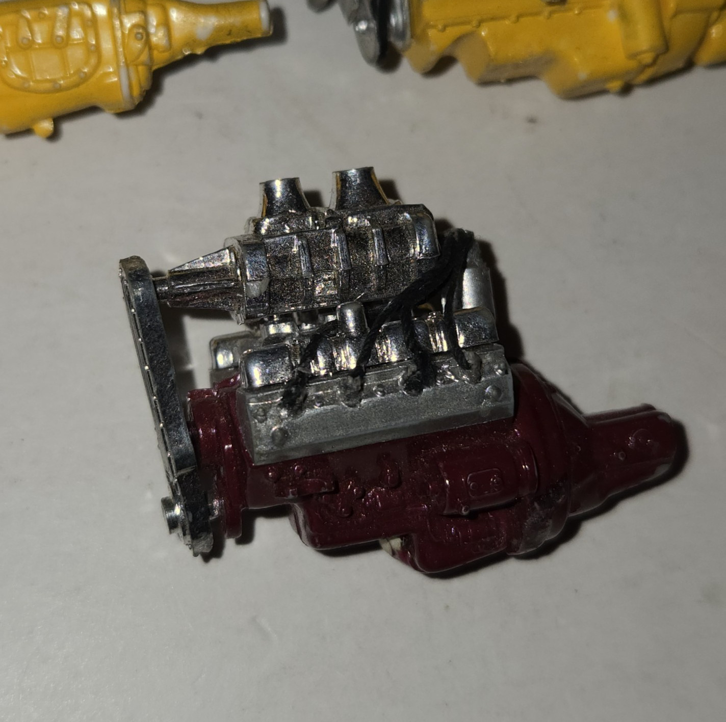 1960s 1/25 Model Car Engines Lot of 5 – Vintage Model Kit Parts - Lot A