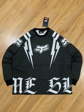 Sz M - Supreme x Fox Racing L/S Top (Black) FW2025
