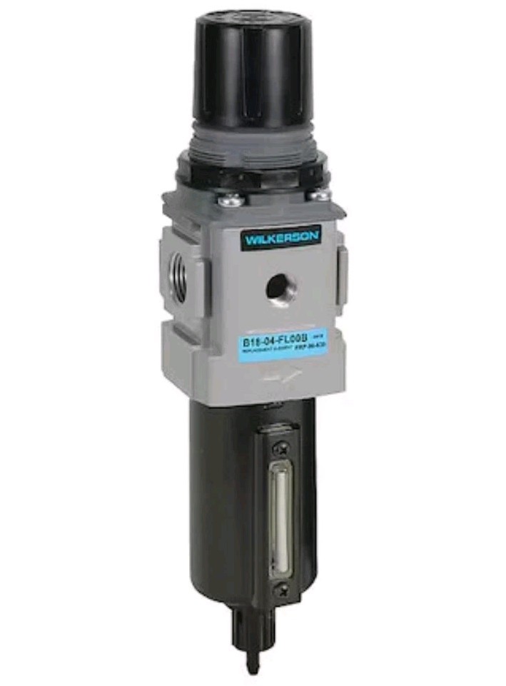 Wilkerson B18-04-FL00B 1/2 NPT Air Filter Regulator Broken Cap