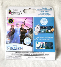 NEW Disney Frozen Doll Colorforms Jumbo On the Go Adventure 72 Colorforms fold