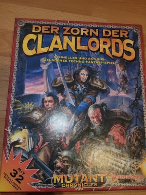 Der Zorn der Clanlords Brettspiel 1994, Mutant Chronicles (ungespielt)