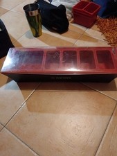 Attrezzatura Barman Cointreau Bacardi Condiment Holder Barmat Strainer Martini 