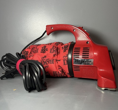 #ad Royal Dirt Devil Plus Corded Hand Vacuum Model 08100 Red Tested Working $27.99