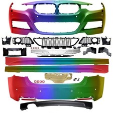 Bodykit LACKIERT Front Seiten Heck passend für BMW F30 Serie & M-Paket 320-330