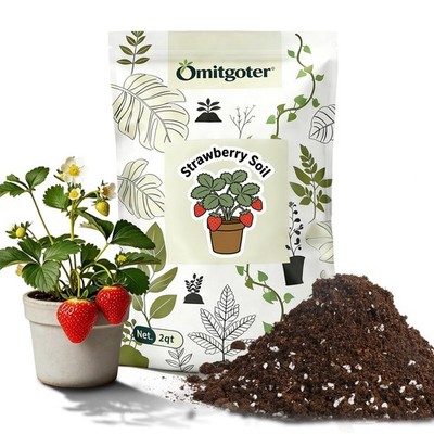 All-Natural Strawberry Potting Mix 10qt for Optimal Plant Growth