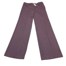 The Limited Modern Trousers Women s burgundy Pants Size 4 Straight Speckled NWT