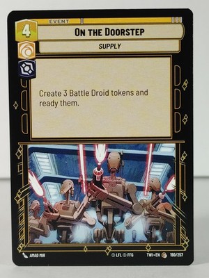 On the Doorstep - Twilight of the Republic #190 - Star Wars Unli -NM -singles