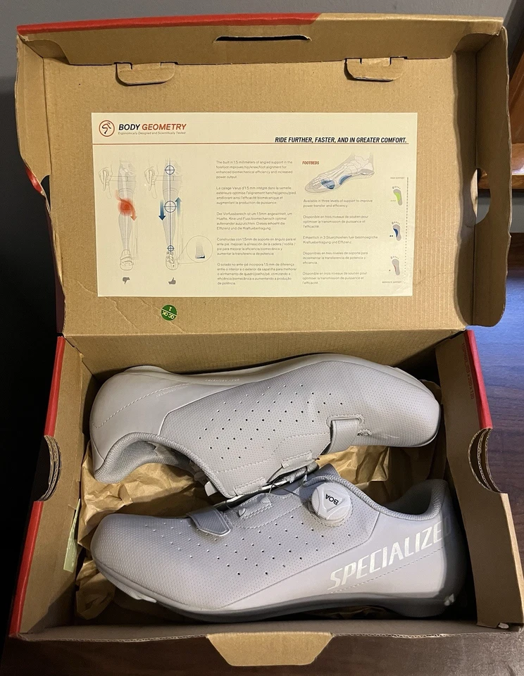 Zapatillas de ciclismo Specialized Torch 1.0 para hombre 9.5 gris paloma Foto 3 de 4