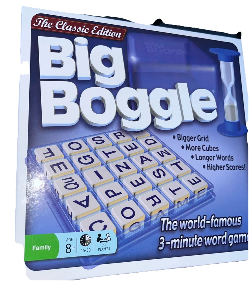 Big Boggle: The Classic Edition World Famous 3-Minute Word Game Hasbro 2011 _B1 - Image 2 of 4