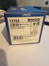 Juego de 4 pastillas de freno traseras T2755 indicador de desgaste acústico para Mitsubishi Outlander
