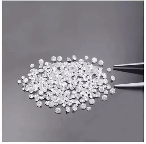 Certified 1 mm Round Cut CVD Diamond I Color SI2 Clarity 7 Pcs Diamond Lot - Picture 1 of 8