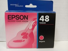 Epson 48 Magenta Ink Cartridge, EXP 4/2026