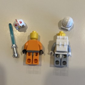 Lego Star Wars Minifigure Lot - Luke Skywalker & Rebel Hoth Trooper 4500