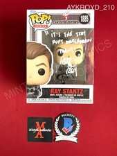Dan Aykroyd signed Ghostbusters Ray Stantz Funko Pop #1885 Beckett COA