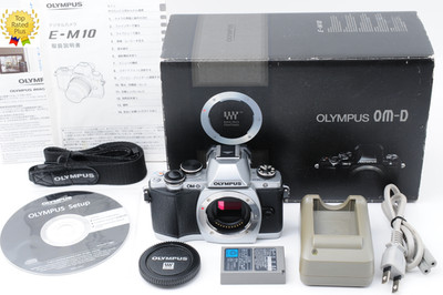 Olympus OM-D E-M10 silver Body【S/C 6,562 TOP MINTin BOX】#379 JAPAN