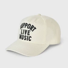 Mighty Fine Support Live Music Hat - Beige