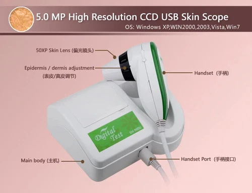 Macchina fotografica iridologica analizzatore iriscopio USB Iriscope nuova qualità 5,0 MP con strumenti iridi professionali - Foto 7 di 8