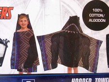 Marvel Avengers Kids Hooded Bath Towel Black Panther New 22 X 51 Cotton Wakanda
