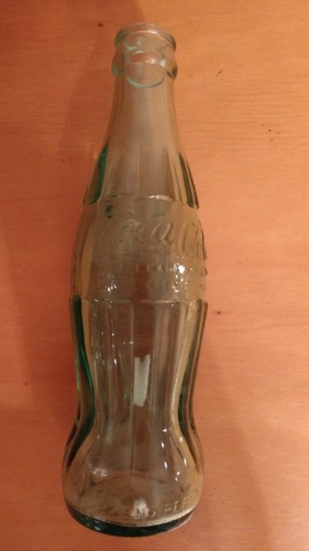Botella Coca Cola Hobbleskirt Pat'd 25 de diciembre de 1923 NUEVA ORLEANS MARCADA 8 23 BUENA - Imagen 8 de 8