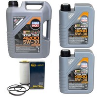 MotoröL Set Top Tec 4200 5W-30 Liqui Moly 7 Liter + ÖLfilter FüR Audi Volvo V70