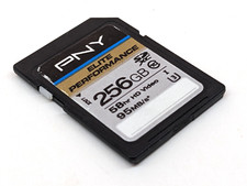 PNY Elite Performance 256GB Class 10 UHS-I U3 SDXC Flash Memory Card 95MB/s
