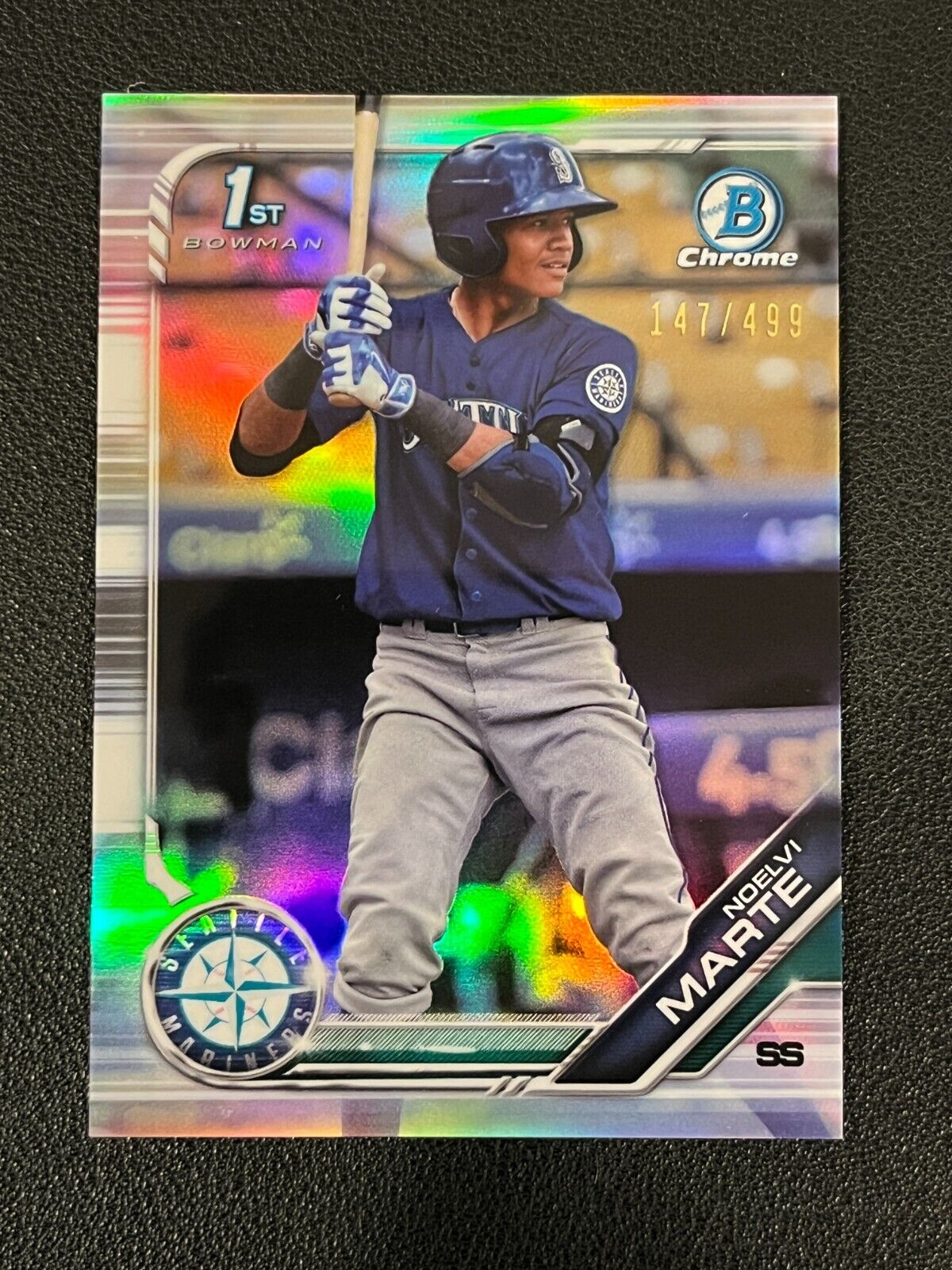 Noelvi Marte 2019 Bowman Chrome 1st Prospect Refractor /499 BCP-97