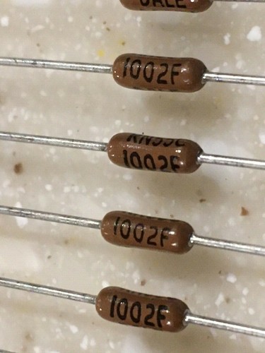 Resistencias de película metálica Dale RN55D1002F 50 piezas 10K 1 % 1/8 W  - Imagen 5 de 5