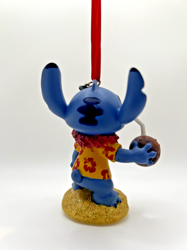 Disney Lilo & Stitch Hawaiian Stitch with Coconut Sketchbook Ornament Decoration - Picture 2 of 2