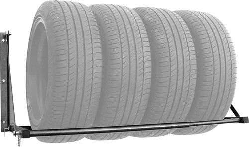 Tire Storage Rack Wall Mount Foldable Holder Heavy Steel Adjustable Organizer US - Picture 3 of 6
