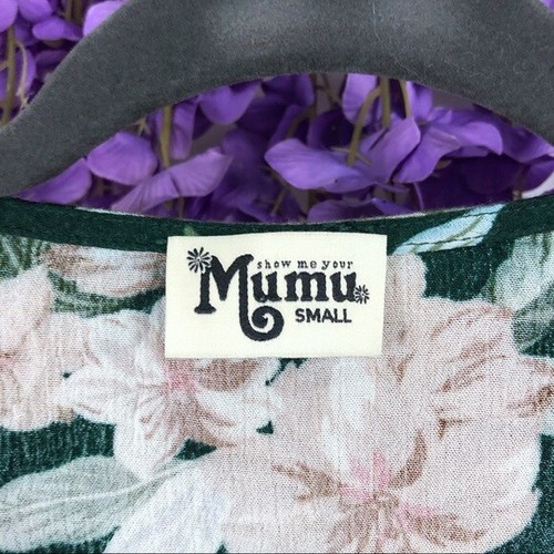 Show Me Your MuMu Red Rocks Romper Forest Florist Green Size S - Picture 8 of 8