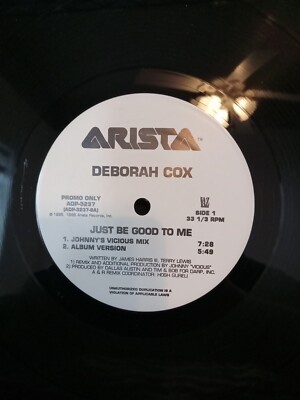 DEBORAH COX Just Be Good To Me JOHNNY'S VICIOUS remix V-MEN 12
