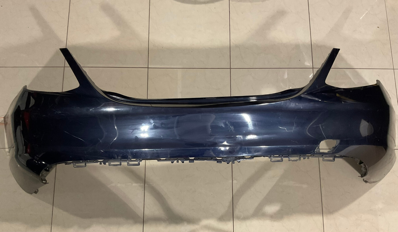 Rear Bumper Cover Blue 2015-2018 Mercedes W205 C300 Sedan W205+885+01+38 OEM