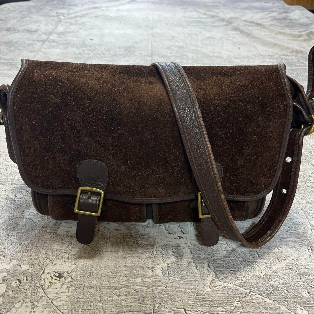 COACH RARE Vintage Berkeley Field Bag Messenger Suede - 5284 COACH RARE Vintage Berkeley Field Bag Messenger Suede - 5284