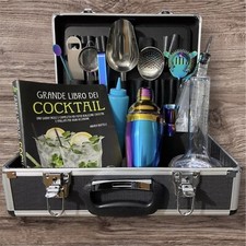 Kit Barman completo professionale Set Bar cocktails Mixology Barista bartender