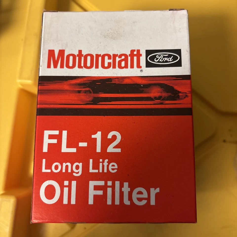 Filtro de aceite genuino Ford Motorcraft FL-12 / E0HZ-6731-A NUEVO OEM Foto 2 de 3