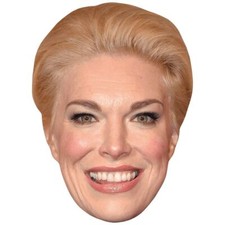 Hannah Waddingham Smile Celebrity Mask, Flat Card Face