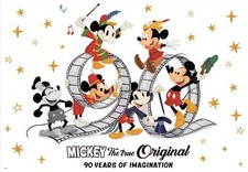 1000 Piece Jigsaw Puzzle Disney 90th Anniversary MICKEY THE TRUE ORIGINAL 51x73.
