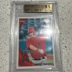 2010 Topps Pro Debut Mike Trout #181 BGS 9.5 - Subs 9, 9.5,9.5,10